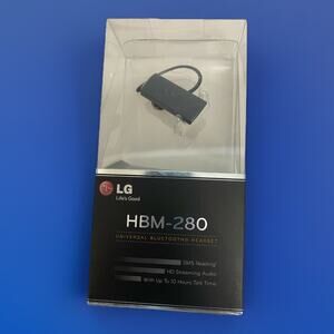Original LG HBM-280 Wireless Bluetooth Earphones Hanging on Ear HD Music Call